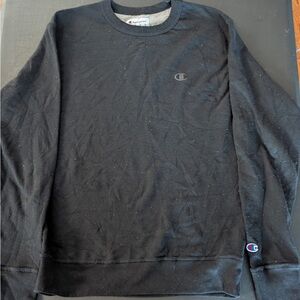 Champion Men's Crewneck Black Sweater